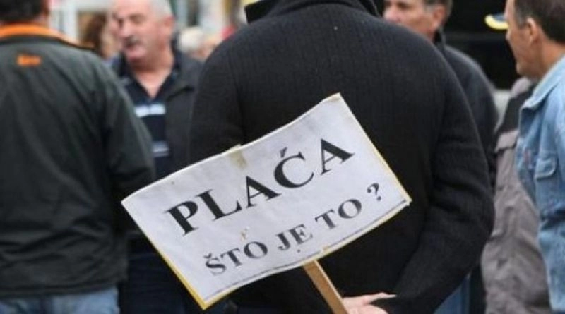 Zaposlenost pada, nezaposlenost raste, a i plaće su manje